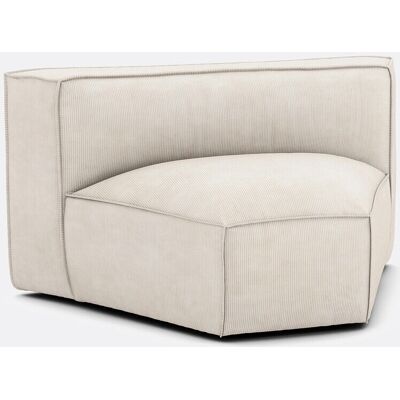 LA REDOUTE INTERIEURS Sofá Modular - Elemento de Esquina Reversible - Almohadillas Suaves - Fabricado en Francia LA REDOUTE INTERIEURS Sofá Modular - Elemento de Esquina Reversible - Almohadillas Suaves - Fabricado en Francia