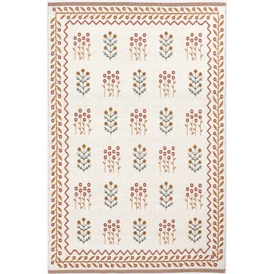 LA REDOUTE INTERIEURS Alfombra de Lana Justin - Estampado Floral - Uso Interior LA REDOUTE INTERIEURS Alfombra de Lana Justin - Estampado Floral - Uso Interior