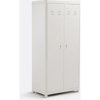 LA REDOUTE INTERIEURS Armoire Livona, métal, beige - 2 portes LA REDOUTE INTERIEURS Armoire Livona, métal, beige - 2 portes