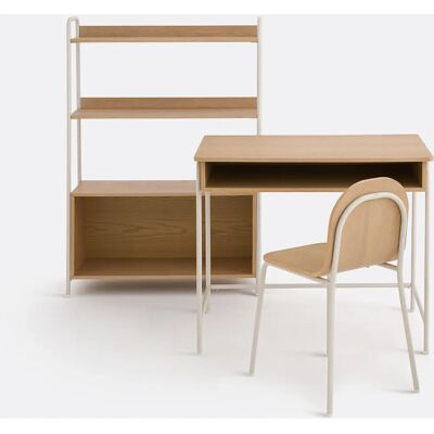 La Redoute Intérieurs - Marcus - Beige - Bois-Métal - Chaise La Redoute Intérieurs - Marcus - Beige - Bois-Métal - Chaise