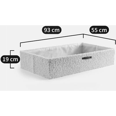 LA REDOUTE INTERIEURS Caja plegable de tela de rizo Boklio - Cajas de almacenamiento LA REDOUTE INTERIEURS Caja plegable de tela de rizo Boklio - Cajas de almacenamiento
