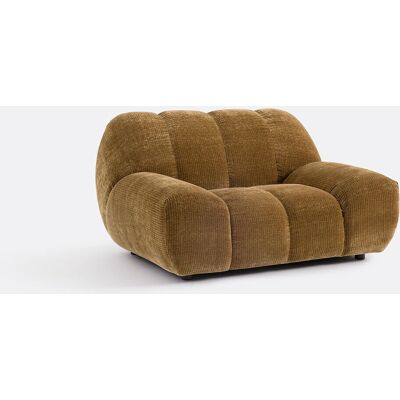 LA REDOUTE INTERIEURS - Nuria XL - Καφέ - Βελούδο - Armchair LA REDOUTE INTERIEURS - Nuria XL - Καφέ - Βελούδο - Armchair