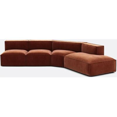 LA REDOUTE INTERIEURS Sofá modular vintage cordón - Sofá LA REDOUTE INTERIEURS Sofá modular vintage cordón - Sofá