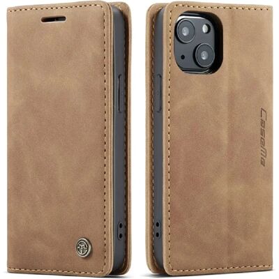 CASEME - iPhone 13 mini - marron - PU TPU - phone case - Publicité CASEME - iPhone 13 mini - marron - PU TPU - phone case - Publicité