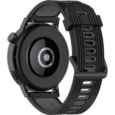Bracelet bicolore à rayures pour Huawei Watch - Publicité Bracelet bicolore à rayures pour Huawei Watch - Publicité