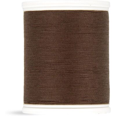 MT - Bobine fil 500 m 100% polyester - Marron foncé - Thread MT - Bobine fil 500 m 100% polyester - Marron foncé - Thread