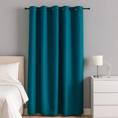 Mondial Tissus - Nighty bleu - Bleu - Blackout - Curtain Mondial Tissus - Nighty bleu - Bleu - Blackout - Curtain