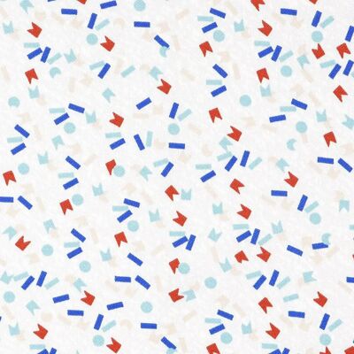 Mondial Tissus - MT - Gabardine coton - Multicolor - Tissu Mondial Tissus - MT - Gabardine coton - Multicolor - Tissu