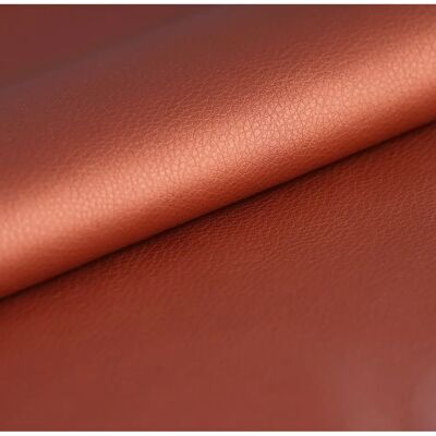 Mondial Tissus - Tissu simili cuir irisé souple rouge - rouge - soft - fabric Mondial Tissus - Tissu simili cuir irisé souple rouge - rouge - soft - fabric
