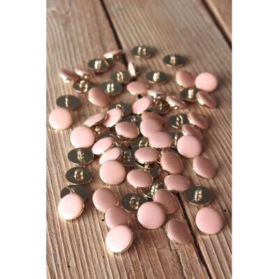 Eglantine et Zoé - Bouton rose perle 15mm - Rose Pearl - 15mm - Button Eglantine et Zoé - Bouton rose perle 15mm - Rose Pearl - 15mm - Button