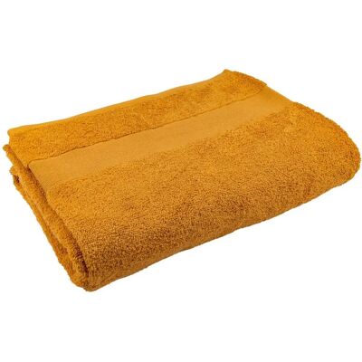 Mondial Tissus - MT - Jaune - 100x150 cm - Serviette de bain Mondial Tissus - MT - Jaune - 100x150 cm - Serviette de bain