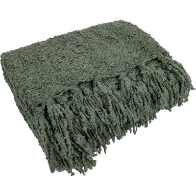 Mondial Tissus - MT - Vert - 130x170cm - Throw blanket Mondial Tissus - MT - Vert - 130x170cm - Throw blanket