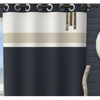 Rideau en coton ESPRIT MARIN - 135x250 cm - Style chic et contemporain Rideau en coton ESPRIT MARIN - 135x250 cm - Style chic et contemporain