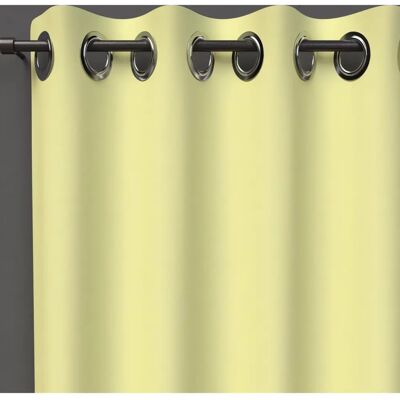 Soleil d'Ocre Green Citron Eyelet Curtain - Light Blocker 135x180cm Soleil d'Ocre Green Citron Eyelet Curtain - Light Blocker 135x180cm