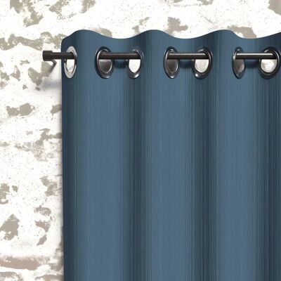 Soleil d'Ocre Canard Blue Insulating Curtain - Curtain Soleil d'Ocre Canard Blue Insulating Curtain - Curtain