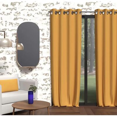 Soleil d'Ocre Mustard Curtain - Thermal & Sound Insulation Soleil d'Ocre Mustard Curtain - Thermal & Sound Insulation