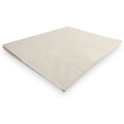Soleil d'ocre Ecru Percale de algodón Sábana Soleil d'ocre Ecru Percale de algodón Sábana