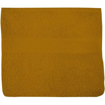 Asciugamano in cotone senape Soleil d'ocre - Telo da bagno Asciugamano in cotone senape Soleil d'ocre - Telo da bagno
