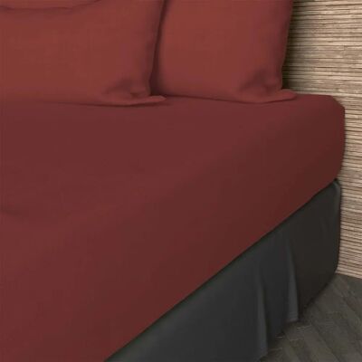 SH0P&CITY Cotton Bed Cover - 140x190, 57 Threads, 30cm Deep - OEKO-TEX SH0P&CITY Cotton Bed Cover - 140x190, 57 Threads, 30cm Deep - OEKO-TEX