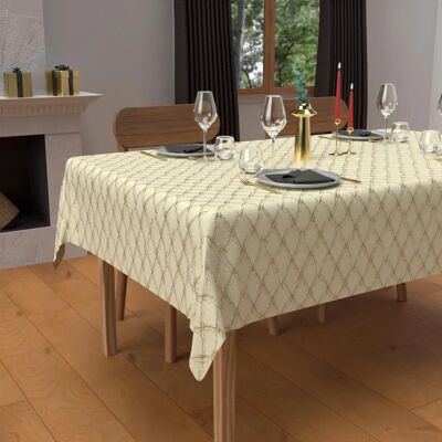 Soleil d'Ocre Celeste Waterproof Geometric Cotton Tablecloth - 160x300 cm Soleil d'Ocre Celeste Waterproof Geometric Cotton Tablecloth - 160x300 cm
