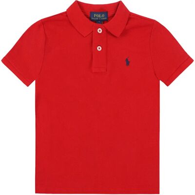 Camisa Polo Infantil Ralph Lauren em Algodão com Logo - Manga Curta - Vermelho - Tipo de Produto: Polo Camisa Polo Infantil Ralph Lauren em Algodão com Logo - Manga Curta - Vermelho - Tipo de Produto: Polo