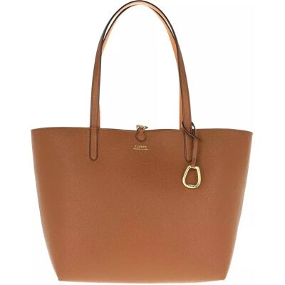Ralph Lauren Tote Reversível Médio Lauren marrom/laranja Ralph Lauren Tote Reversível Médio Lauren marrom/laranja