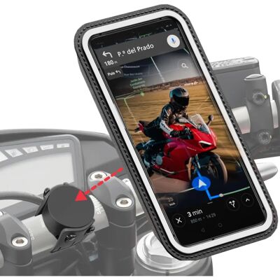 ANSMANN MOTO_XL Black Silicone Phone Holder - Phone Accessory ANSMANN MOTO_XL Black Silicone Phone Holder - Phone Accessory
