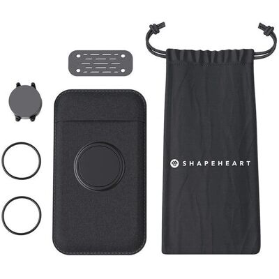 Shapeheart Schwarzer Motorrad Smartphone Halter - Modell M Shapeheart Schwarzer Motorrad Smartphone Halter - Modell M