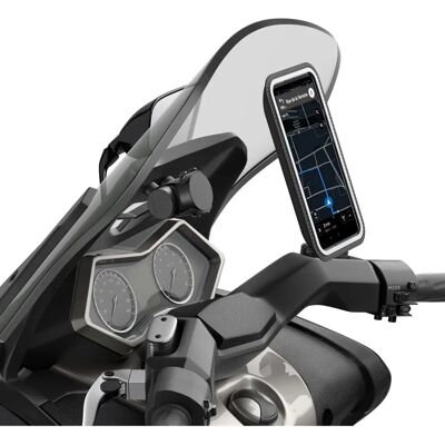 Support smartphone moto Shapeheart - Noir - Publicité Support smartphone moto Shapeheart - Noir - Publicité