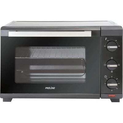 Proline PMO19 - Mini four avec capacité de 19L et 4 modes de cuisson - Publicité Proline PMO19 - Mini four avec capacité de 19L et 4 modes de cuisson - Publicité
