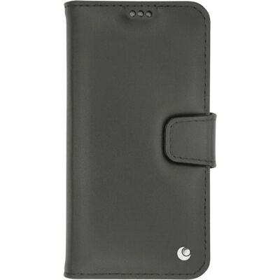 Custodia in pelle Noreve per iPhone Xs - Nero Custodia in pelle Noreve per iPhone Xs - Nero