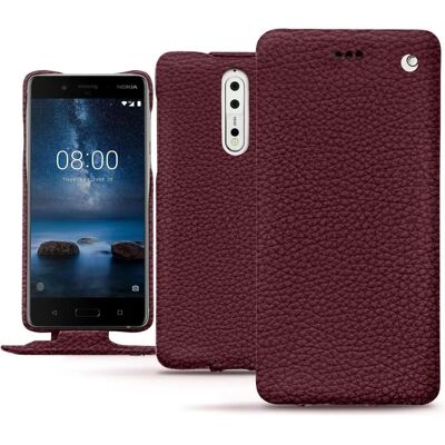 Noreve Étui en Cuir pour Nokia 8 - Violet - Housse en Cuir - Publicité Noreve Étui en Cuir pour Nokia 8 - Violet - Housse en Cuir - Publicité