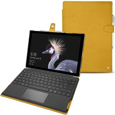 Housse en Cuir Noreve Microsoft Surface Pro (2017) - Cuir Personnalisable, 130+ Couleurs - Type Tablette - Publicité Housse en Cuir Noreve Microsoft Surface Pro (2017) - Cuir Personnalisable, 130+ Couleurs - Type Tablette - Publicité