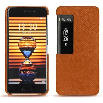 Noreve Lederschutzhülle für Meizu Pro 7 - Orange lebendig - Maximaler Schutz Noreve Lederschutzhülle für Meizu Pro 7 - Orange lebendig - Maximaler Schutz