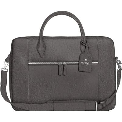 Noreve Étui en Cuir pour Ordinateur Portable - 15' Ambition Anthracite - Publicité Noreve Étui en Cuir pour Ordinateur Portable - 15' Ambition Anthracite - Publicité