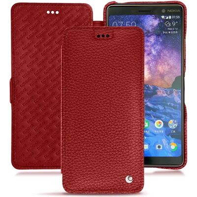 Noreve Étui en Cuir pour Nokia 7 Plus - Ambition Tomate - Accessoire Téléphone - Publicité Noreve Étui en Cuir pour Nokia 7 Plus - Ambition Tomate - Accessoire Téléphone - Publicité