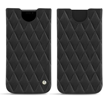 Noreve Lederhülle iPhone Xr - Schwarz - Couture Noreve Lederhülle iPhone Xr - Schwarz - Couture