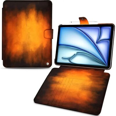 Noreve Porte-feuille en Cuir pour iPad Air 2020/2022 - Étui tablette - Publicité Noreve Porte-feuille en Cuir pour iPad Air 2020/2022 - Étui tablette - Publicité