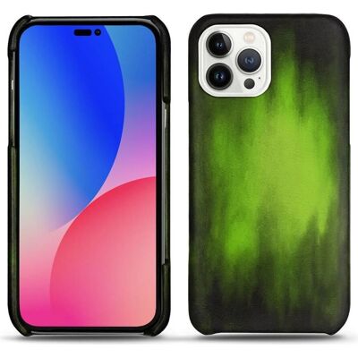 Noreve iPhone 14 Pro Max Lederhülle - Vert Patine - Leder Handyhülle Noreve iPhone 14 Pro Max Lederhülle - Vert Patine - Leder Handyhülle