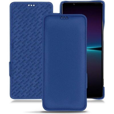 Noreve Sony Xperia 1 IV Lederhülle - Evolution Blau Ozean - Handyhülle Noreve Sony Xperia 1 IV Lederhülle - Evolution Blau Ozean - Handyhülle