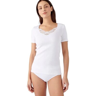 T-shirt termico Damart Grado 3 Bianca - Donna T-shirt termico Damart Grado 3 Bianca - Donna