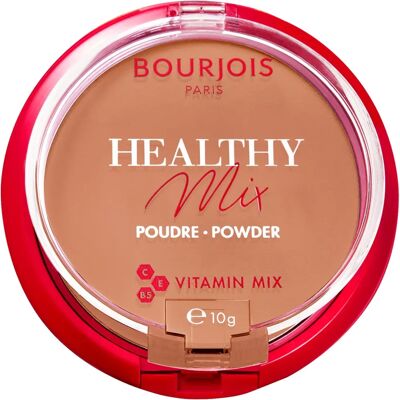 Poudre compacte Healthy Mix Anti-Fatigue Bourjois - 07 Caramel Dore - Publicité Poudre compacte Healthy Mix Anti-Fatigue Bourjois - 07 Caramel Dore - Publicité