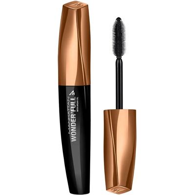 Manhattan Make-up Ogen Met Argan Olie Wonder'Full Mascara 2 Bruin Zwart - Mascara Manhattan Make-up Ogen Met Argan Olie Wonder'Full Mascara 2 Bruin Zwart - Mascara
