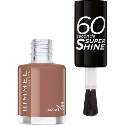 Rimmel London 101 Taupe Throwback Vernis à Ongles - Vernis - Publicité Rimmel London 101 Taupe Throwback Vernis à Ongles - Vernis - Publicité