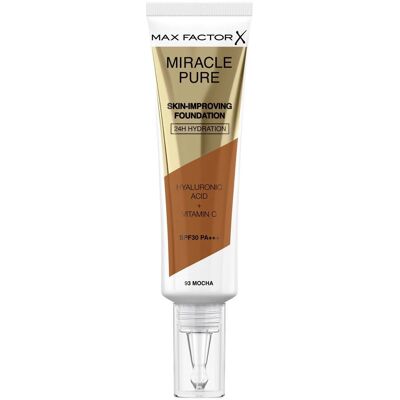 Max Factor Miracle Pure Mocha Foundation - Skin Improving SPF 30 Max Factor Miracle Pure Mocha Foundation - Skin Improving SPF 30