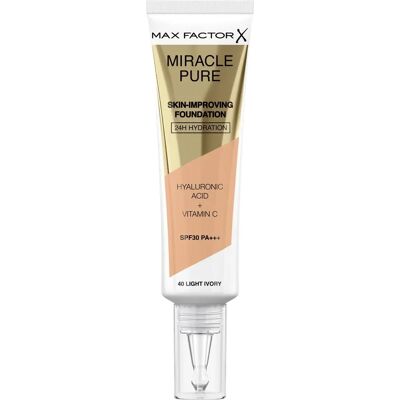 Max Factor Miracle Pure Skin-Improving Foundation Licht Ivory SPF30 - Foundation Max Factor Miracle Pure Skin-Improving Foundation Licht Ivory SPF30 - Foundation