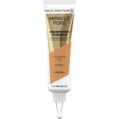 Fondotinta Max Factor Miracle Pure - Oro caldo - Idratazione 24h SPF30 Fondotinta Max Factor Miracle Pure - Oro caldo - Idratazione 24h SPF30