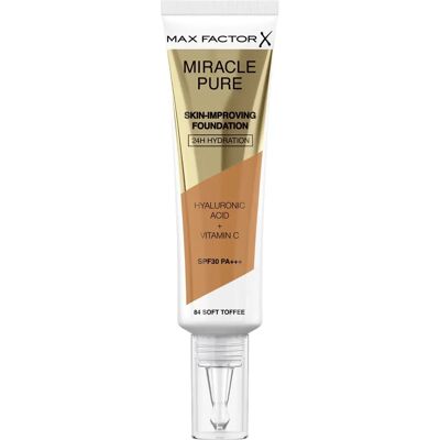 Max Factor Miracle Pure Skin Soft Toffee Long-Lasting Foundation SPF 30 - Foundation Max Factor Miracle Pure Skin Soft Toffee Long-Lasting Foundation SPF 30 - Foundation
