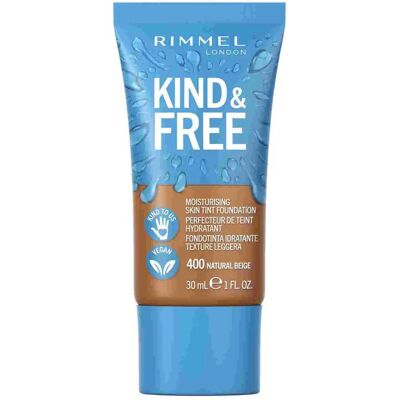 Rimmel London Kind & Free Natürliche Beigefoundation - Haut-Tönung, 30ml Rimmel London Kind & Free Natürliche Beigefoundation - Haut-Tönung, 30ml