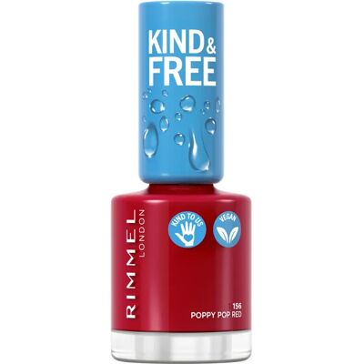 Rimmel London Kind & Free Körömlakk #156 Poppy - 8 ml Rimmel London Kind & Free Körömlakk #156 Poppy - 8 ml